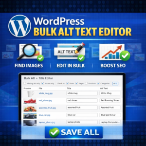 Bulk Edit Alt Text Image Tags
