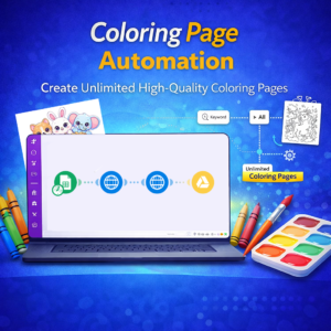 Coloring Page Graphics Automation for Creative Sellers | Generate Original Designs Faster
